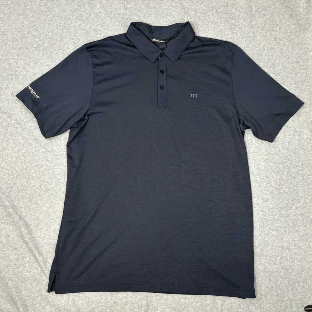 Travis Matthew Men's Polo Shirt Size XL Navy Blue Short Sleeve Golf Comfort NWT